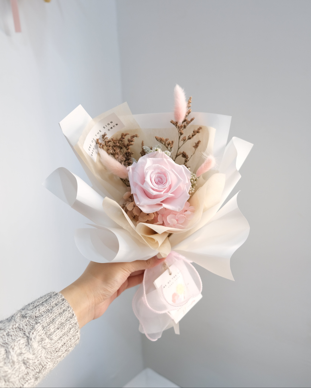 單支玫瑰花束 | Single Preserved Rose