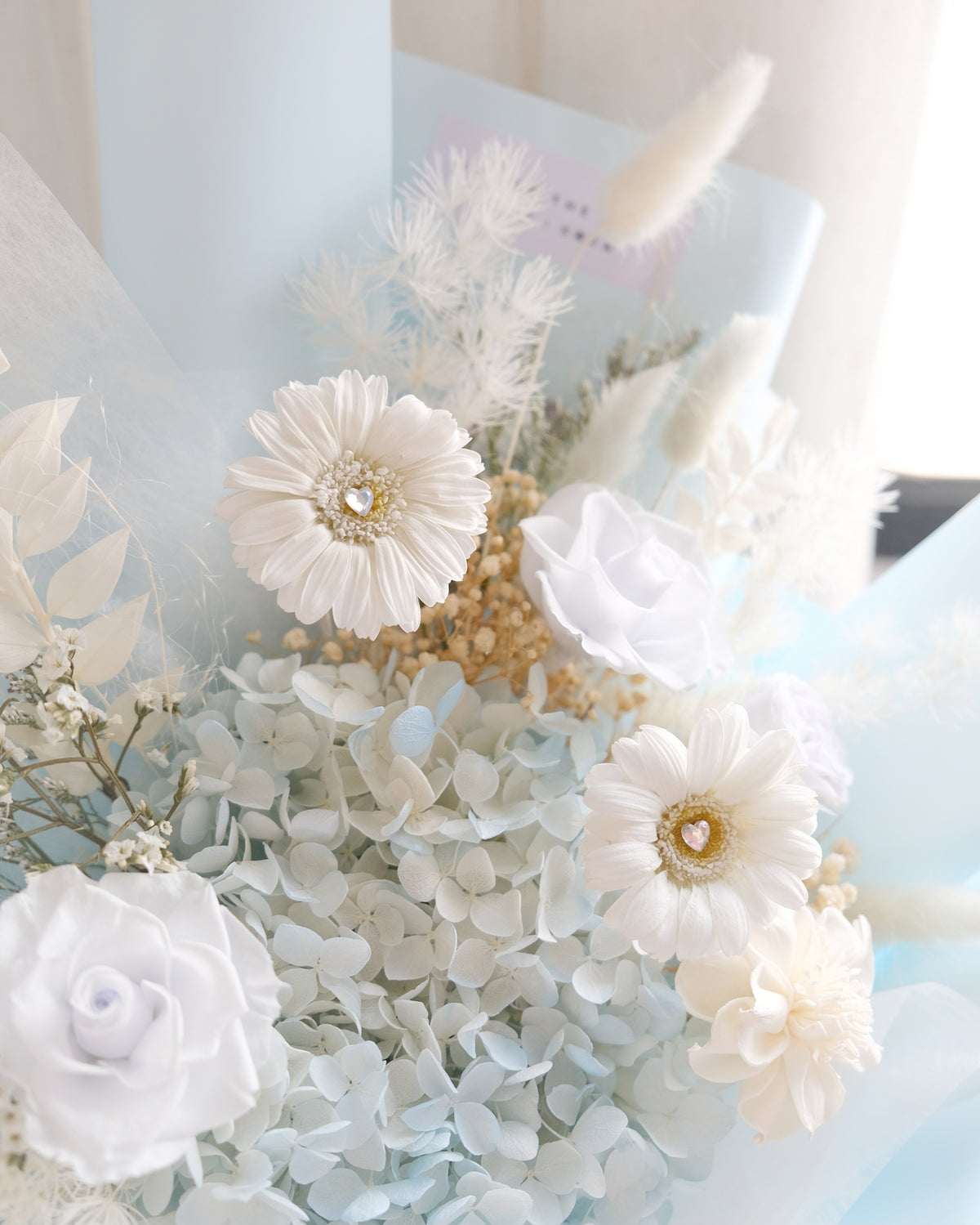 非洲菊x繡球花永生花束 | Preserved Gerbera x Hydrangea Bouquet