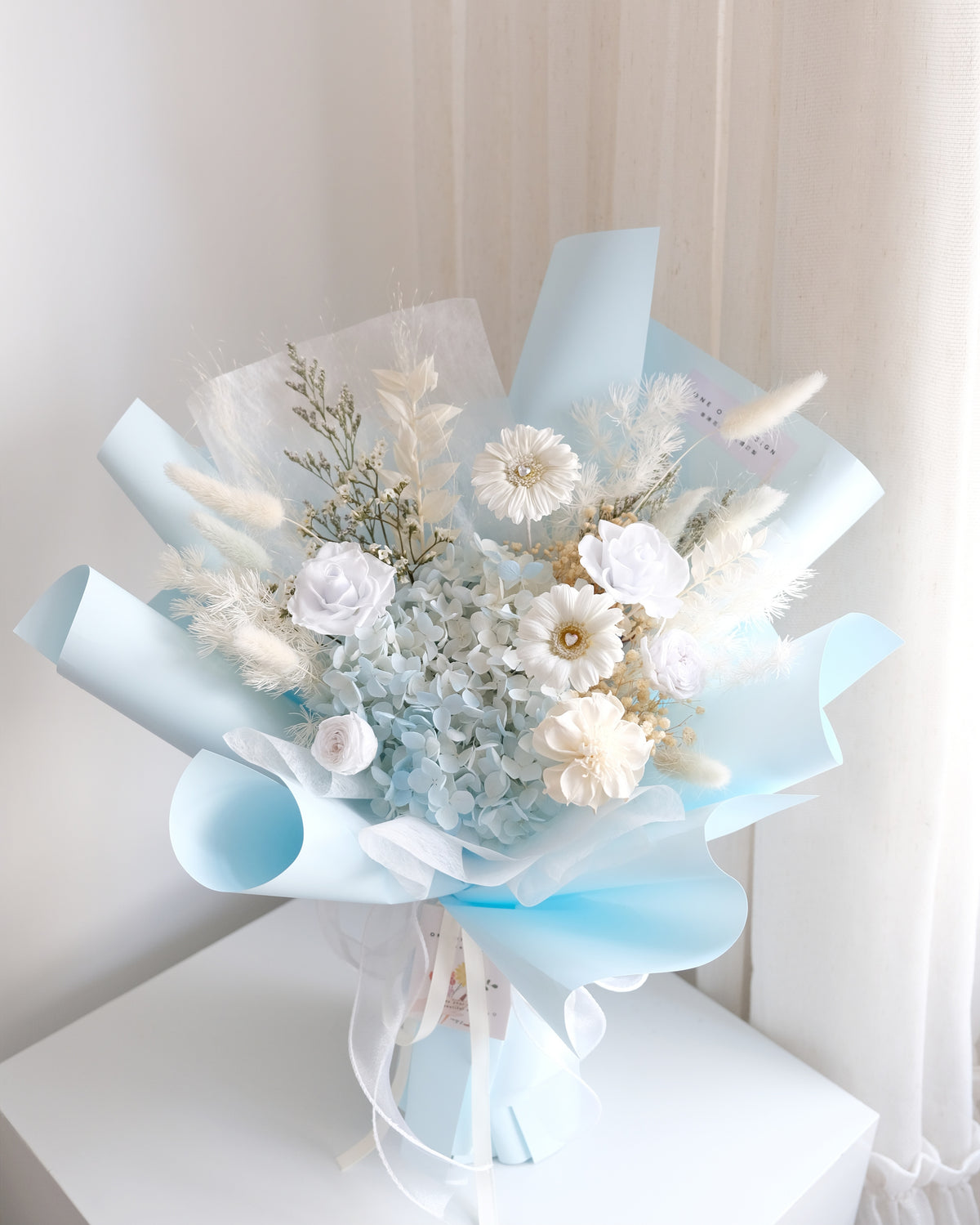 非洲菊x繡球花永生花束 | Preserved Gerbera x Hydrangea Bouquet